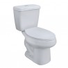 WC Comfort Alargado con Botón Superior Blanco Ceramosa