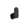 Gancho Sencillo Acero Inoxidable Negro Mate Round Black Valmex B 60.449 NM