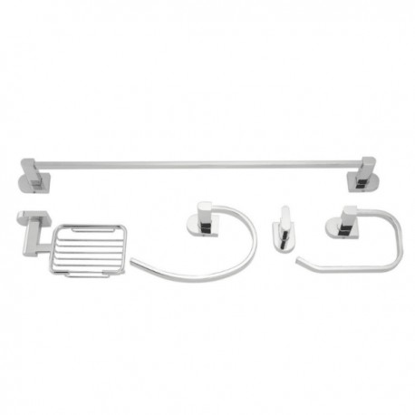 Juego de Accesorios Cromado 5 Piezas JAZ9400C