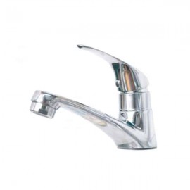 Llave Individual para Lavabo Cromo Meer MZL421