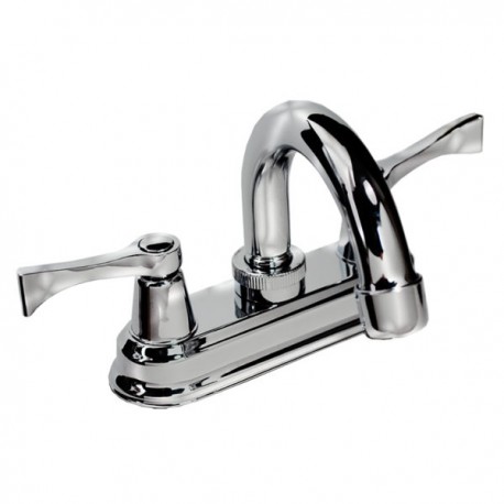 Mezcladora para Lavabo 4? Indra Satín Pulido Metalflu 02644