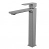 Monomando Alto para Lavabo Gris Oxford ROW 30 CM Tecnobath TB42.031GM