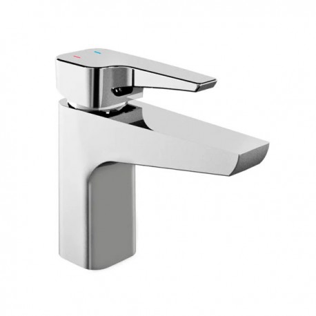 Monomando de Lavabo Lusitania Sin Contra Cromo LUS-100 Helvex