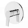 Monomando Empotrable para Regadera Cromo Contract Basic Tecnobath TB30.101