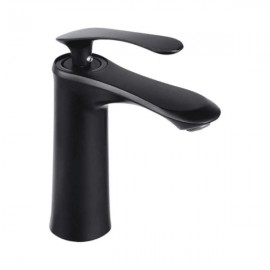 Monomando Lavabo Negro 16.4 CM MZA051N