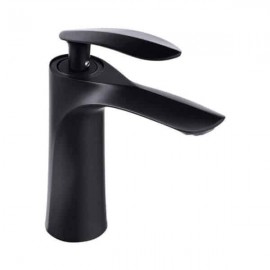 Monomando Lavabo Negro 16.5 CM MZA052N