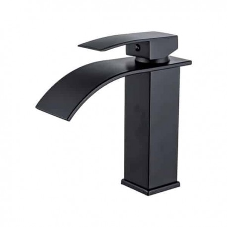 Monomando Lavabo Negro 20.5 CM MAA064N