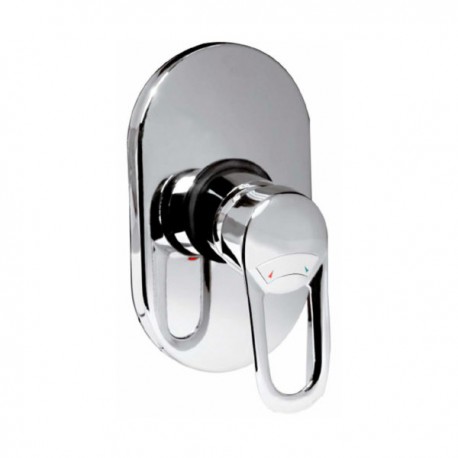 Monomando para Regadera o Tina Cromo Rugo 34-MCO