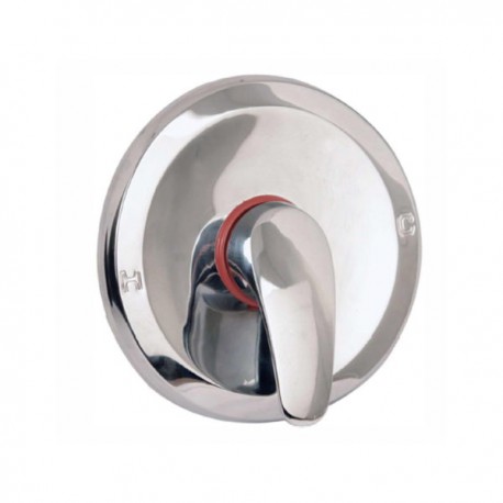 Monomando para Regadera o Tina Cromo Rugo 34-MQ