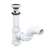 Cespol de Bote para Lavabo Incluye Contra de Push con Rebosadero 2218A Fleximatic