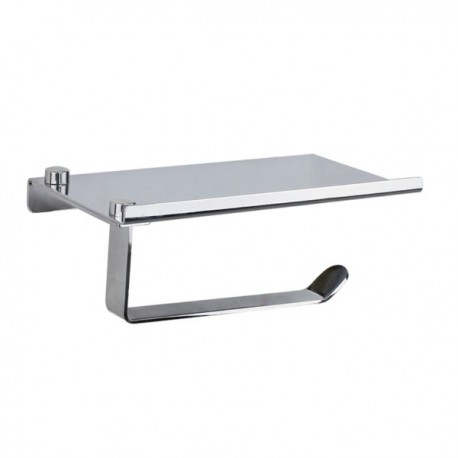 Porta Rollo con Soporte para Celular Cromado Bronces Finos 70002