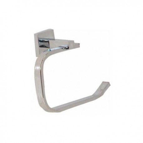 Porta Rollo de Semi Empotrar Cromo Línea Grecia Rugo PR-96C