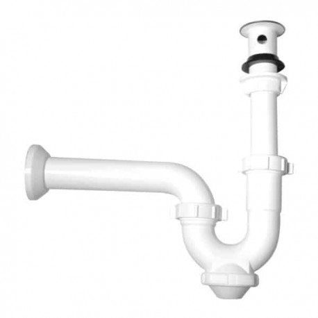 Céspol Rígido con Rejilla de Acero Inoxidable para Lavabo Miber DE-CLAI