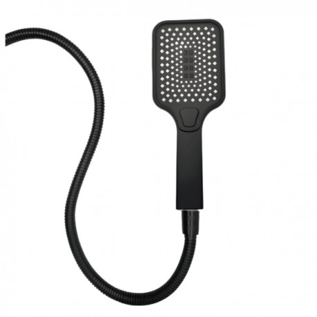 Regadera de Mano 3 Piezas Negro RM501N