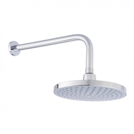 Regadera de Plato Redondo 20cm con Brazo y Chapetón Urrea 2260B