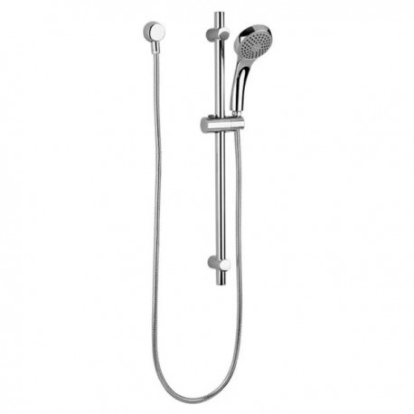 Regadera Manual de Altura Deslizable 5 Tipos de Chorro con Sistema Anticalcáreo Cromo RM-29 Helvex