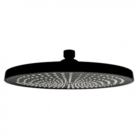 Regadera Redonda 25cm Negro RT2001N