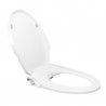 Asiento para WC con Funciones Tipo Bidet Elongado Blanco con Antibacterial Helvex ATM