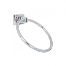 Toallero de Argolla de Semi Empotrar Cromo Línea Clásica Rugo JE-260