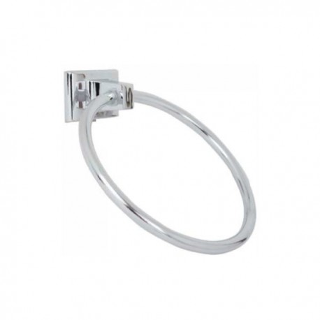 Toallero de Argolla de Semi Empotrar Cromo Línea Clásica Rugo JE-260